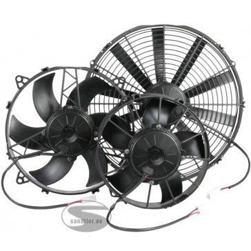 Electric fan 336/305mm, suction