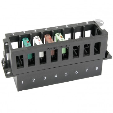 Fuse box, 8 terminals, High fuses
