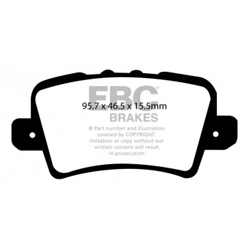 Bluestuff Brake Pads (Rear, DP51902NDX)