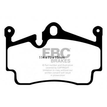 EBC Orangestuff FULL RACE Brake Pads (DP91920, Rear)