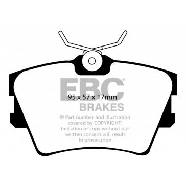 DPC Vanbrake Brake Pads (Rear, DPC1102)