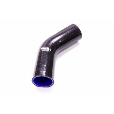 Sport Silicone hose 45° Elbow-Black-35mm