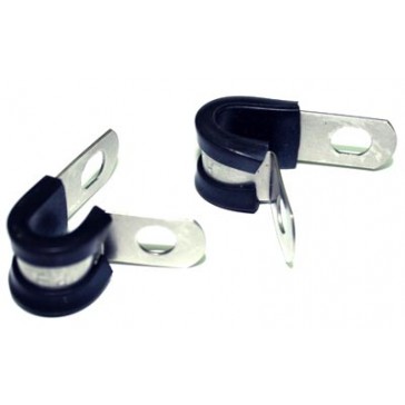 P-Clip Cushioned Stainless Steel  12mm ID