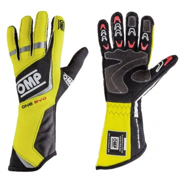One Evo Race Gloves-Yellow Fluo/Black-XS