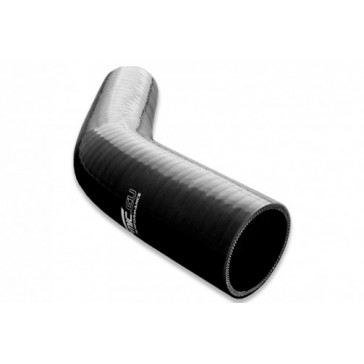 SILICONE ELBOW REDUCER 45' 25/16MM, Black