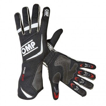 One Evo Race Gloves-Black/White-S