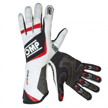 One Evo Race Gloves-White/Black/Red-M