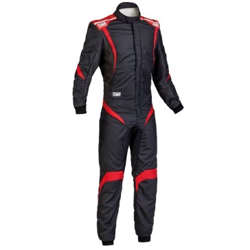 One S1 Race Suit-Black/Anthracite/Red-52