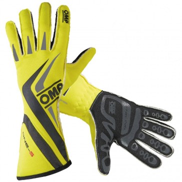 One S Race Gloves-Yellow Fluo/Black/Grey-S