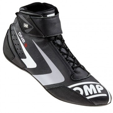 One S Race Boots-Black/White/Silver-39