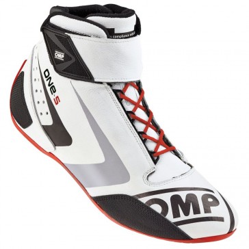 One S Race Boots-White/Black/Silver-41