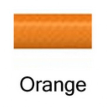 -3 Stainless Steel Braided PTFE Hose, Orange