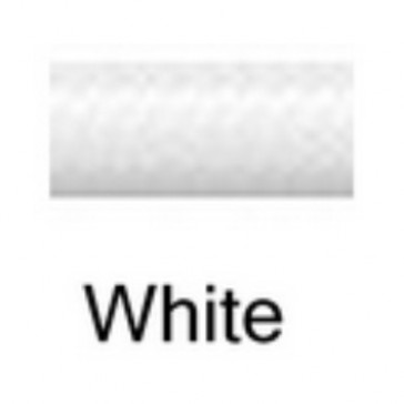 -3 Stainless Steel Braided PTFE Hose, White