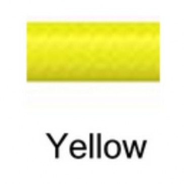 -3 Stainless Steel Braided PTFE Hose, Yellow