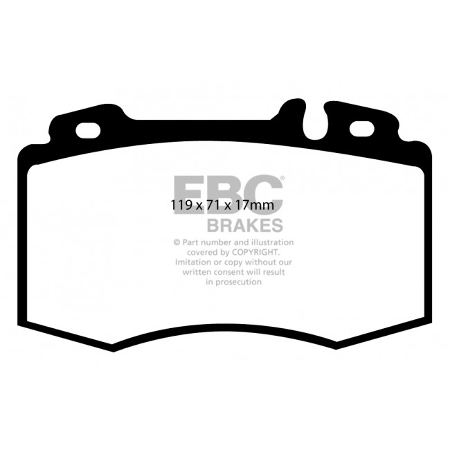 EBC ULTIMAX FRONT PADS DP1363 FOR MERCEDES-BENZ CLS C219 CLS500 5.0 2005-2010