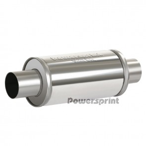 Powersprint Short Box 50mm Single Round Universal Muffler