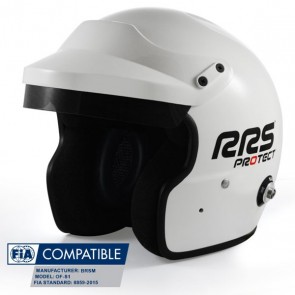 RRS Jet Helmet, White, FIA 8859-2015