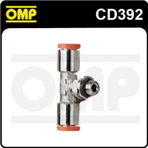 OMP "T" CONNECTION, 1/8", 6mm