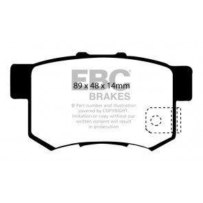EBC Brakes Bluestuff Brake Pads (Rear, DP51193NDX)
