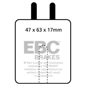 EBC Brakes Bluestuff Brake Pads (Front/Rear, DP5120NDX)