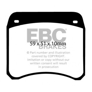 EBC Brakes Bluestuff Brake Pads (Front/Rear, DP5128NDX)
