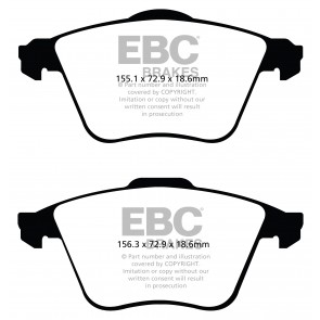 EBC Brakes Bluestuff Brake Pads (Front, DP51574NDX)