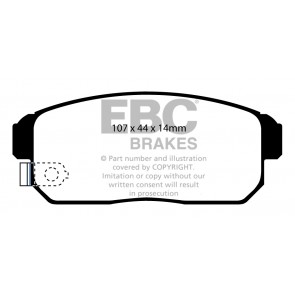 EBC Brakes Bluestuff Brake Pads (Rear, DP51691NDX)