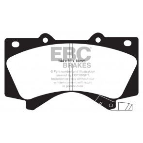 EBC Brakes Bluestuff Brake Pads (Front, DP51815NDX)