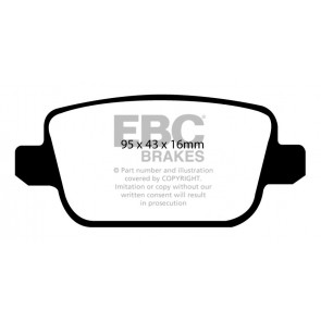 EBC Brakes Bluestuff Brake Pads (Rear, DP51933NDX)
