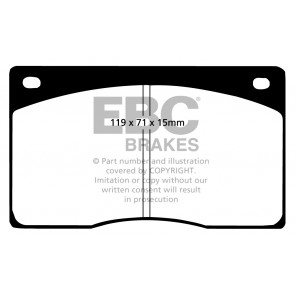 EBC Brakes Bluestuff Brake Pads (Front, DP5262NDX)