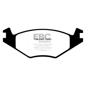 EBC Brakes Bluestuff Brake Pads (Front, DP5517NDX)