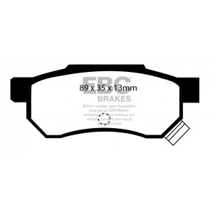 EBC Brakes Bluestuff Brake Pads (Rear, DP5642/2NDX)