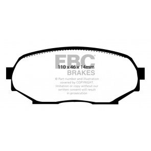EBC Brakes Bluestuff Brake Pads (Front, DP5802NDX)