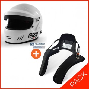 RRS FIA RALLY helmet + HANS device