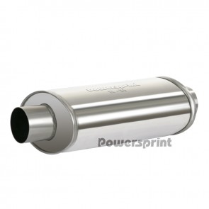 Powersprint HF-35 50mm Single Oval Universal Muffler