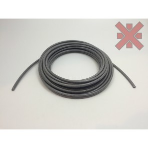 HEL Performance -3 Stainless Steel Braided PTFE Hose, Clear PVC Cover