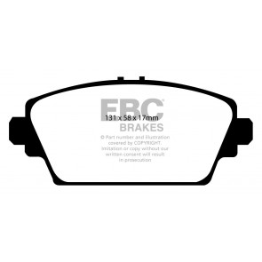 EBC Brakes Bluestuff Brake Pads (Front, DP51339NDX)